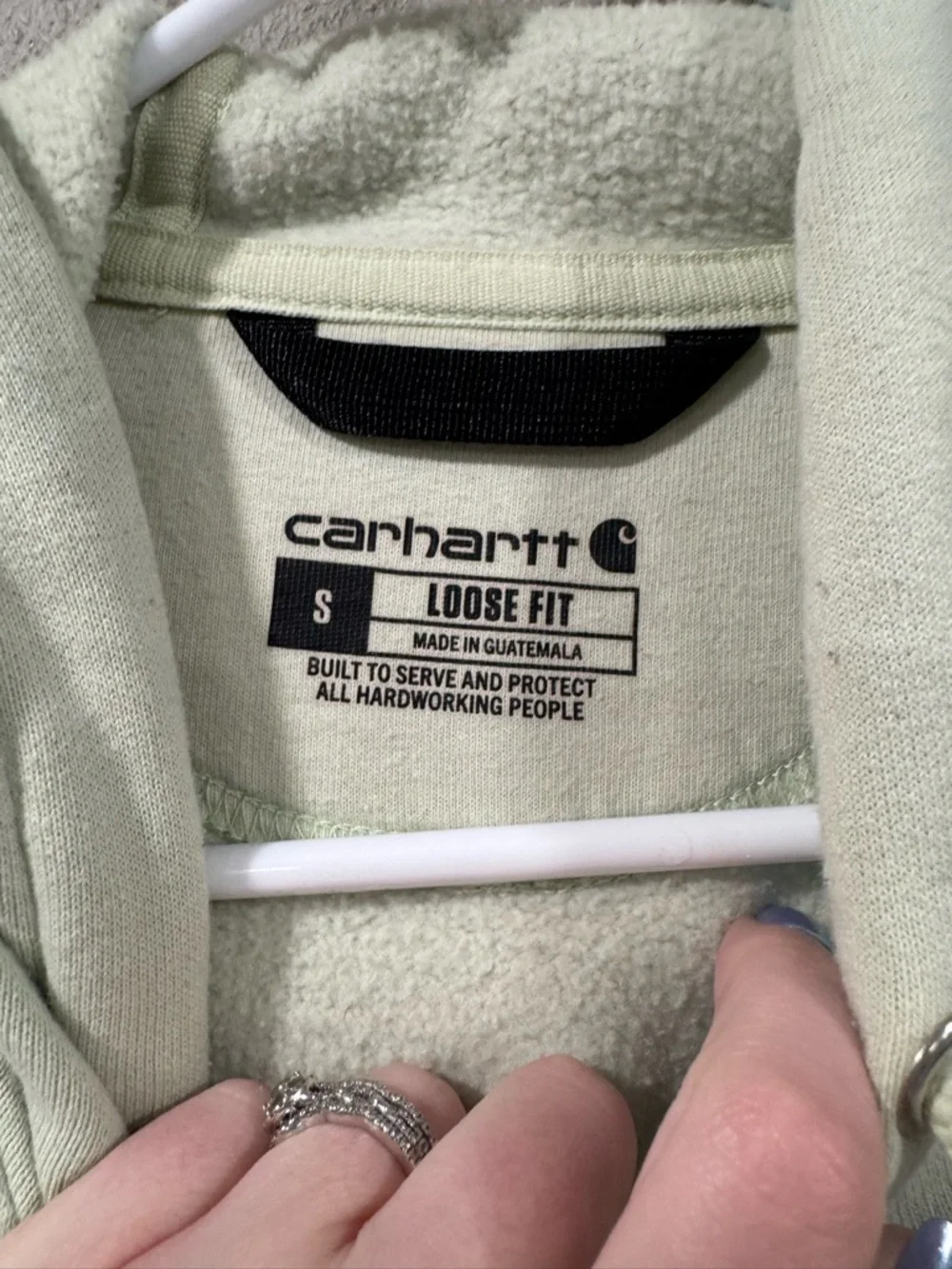 Carhartt Men’s Loose Fit Green Sweatshirt - Picture 5 of 6